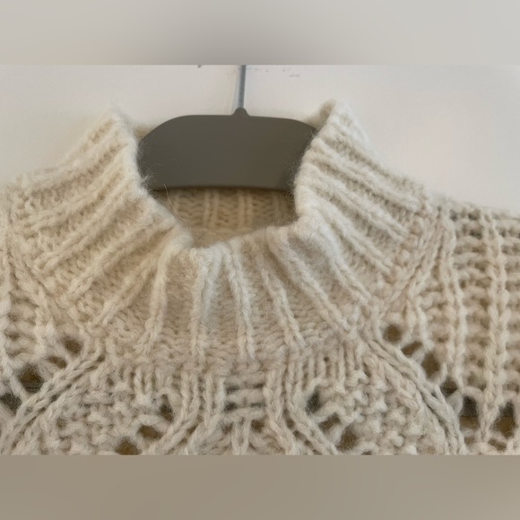 Ba&sh cream mock turtle sweater, size XS - Picture 3 of 9